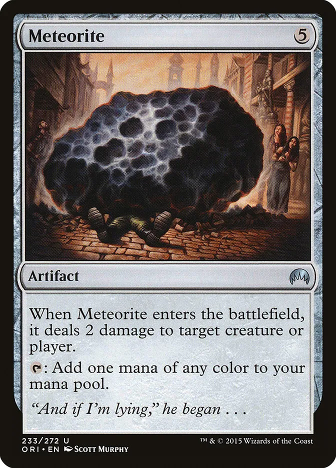 2015 Magic Origins Meteorite uncommon #233 uncommon card image