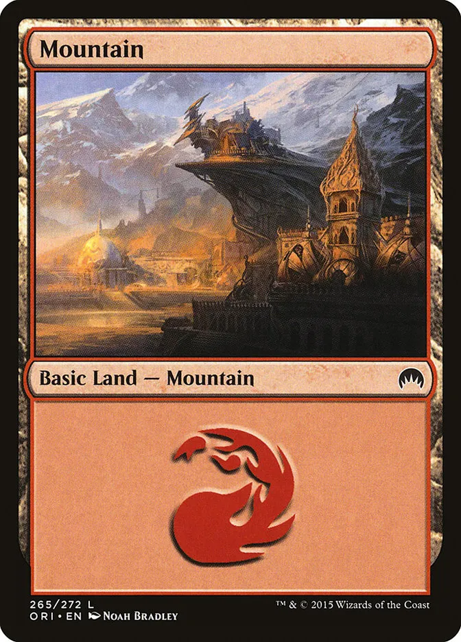 2015 Magic Origins Mountain common #265 common card image