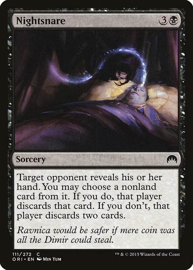 2015 Magic Origins Nightsnare #111 common card image