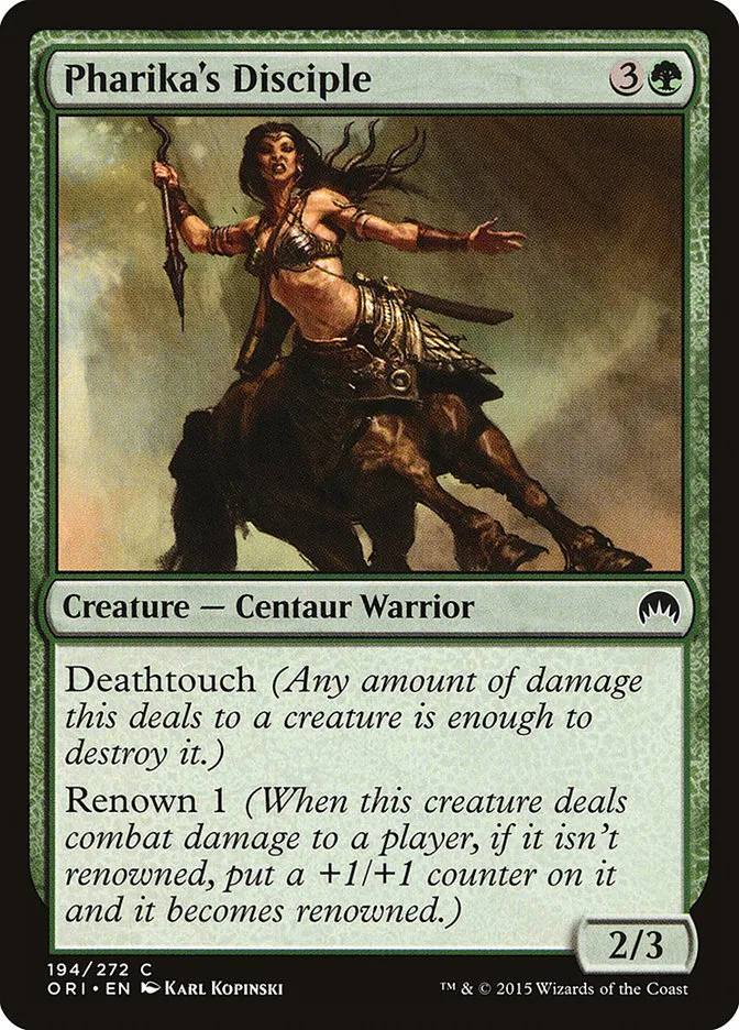 2015 Magic Origins Pharika's Disciple common #194 common card image