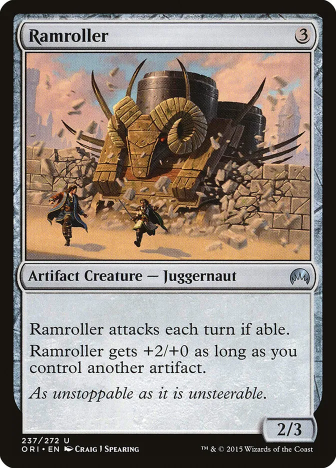 2015 Magic Origins Ramroller uncommon #237 uncommon card image