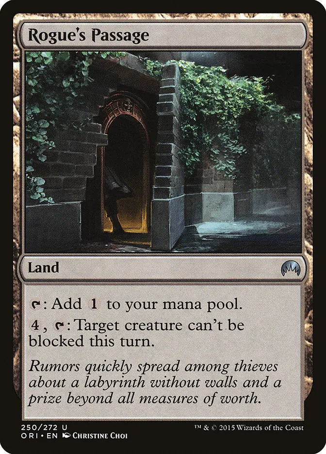 2015 Magic Origins Rogue's Passage uncommon #250 uncommon card image