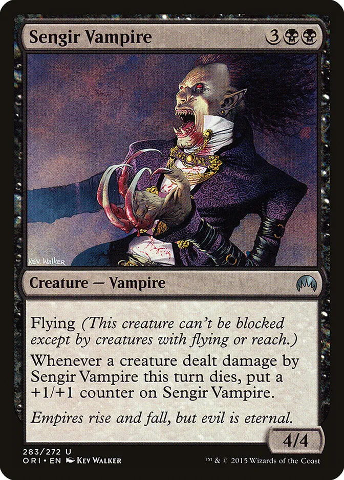 2015 Magic Origins Sengir Vampire #283 uncommon card image
