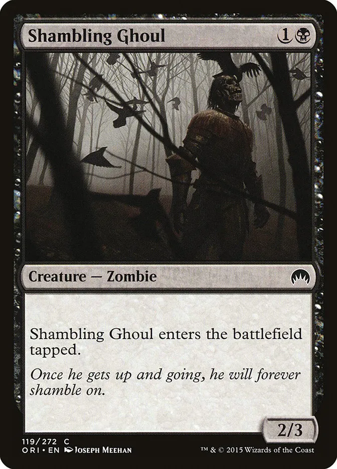 2015 Magic Origins Shambling Ghoul #119 common card image