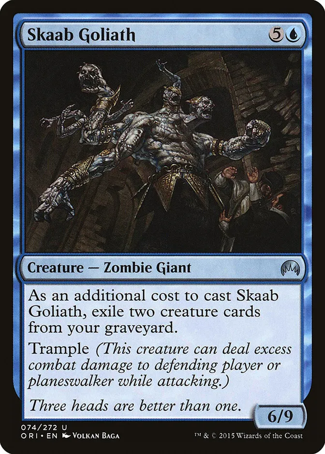 2015 Magic Origins Skaab Goliath uncommon #74 uncommon card image