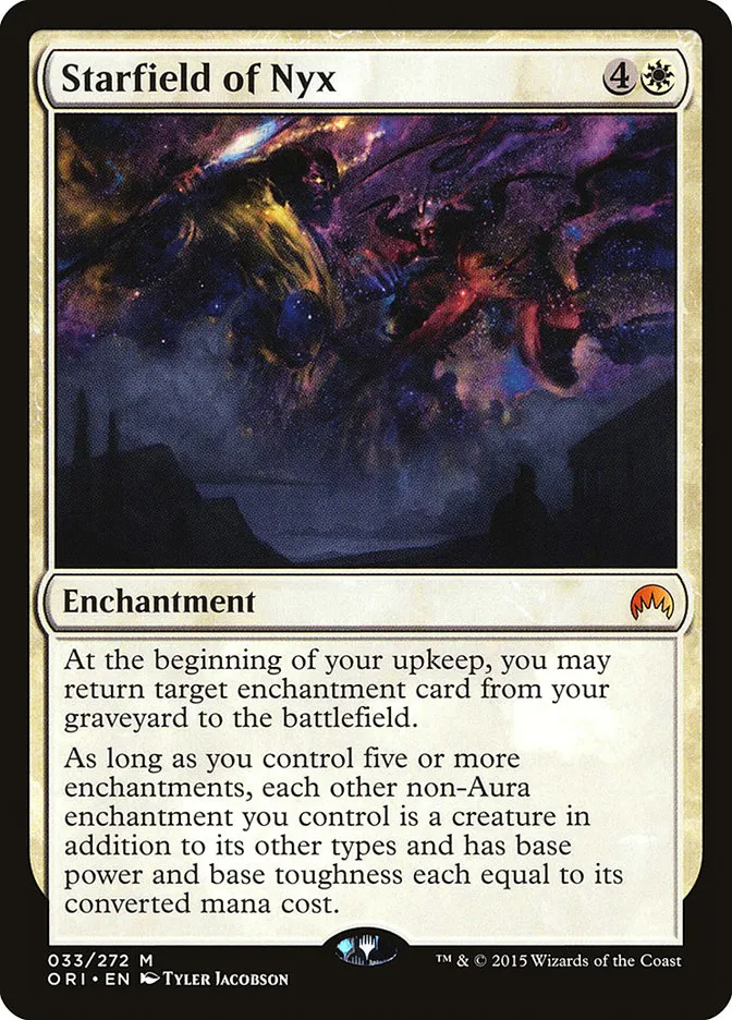 2015 Magic Origins Starfield of Nyx [Foil] mythic #33 mythic card image