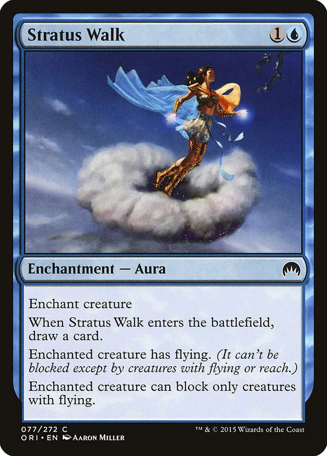 2015 Magic Origins Stratus Walk #77 common card image