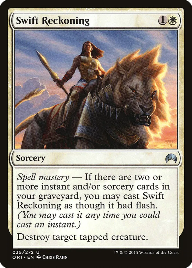 2015 Magic Origins Swift Reckoning uncommon #35 uncommon card image