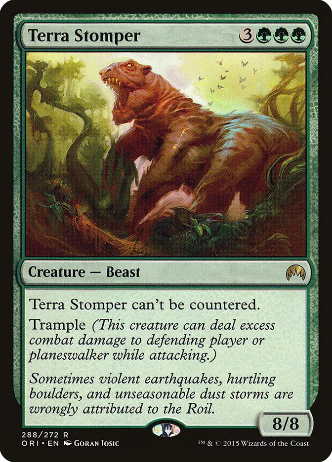 2015 Magic Origins Terra Stomper #288 rare card image