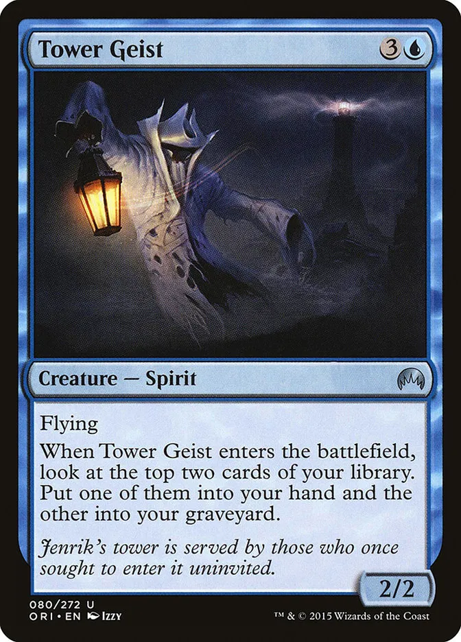 2015 Magic Origins Tower Geist uncommon #80 uncommon card image