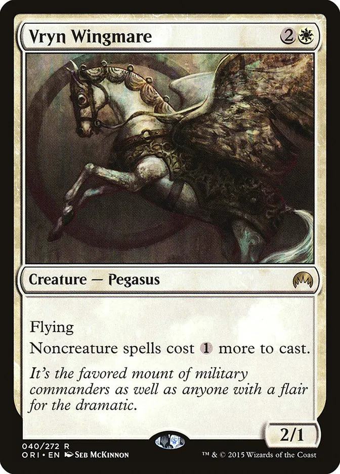 2015 Magic Origins Vryn Wingmare #40 rare card image
