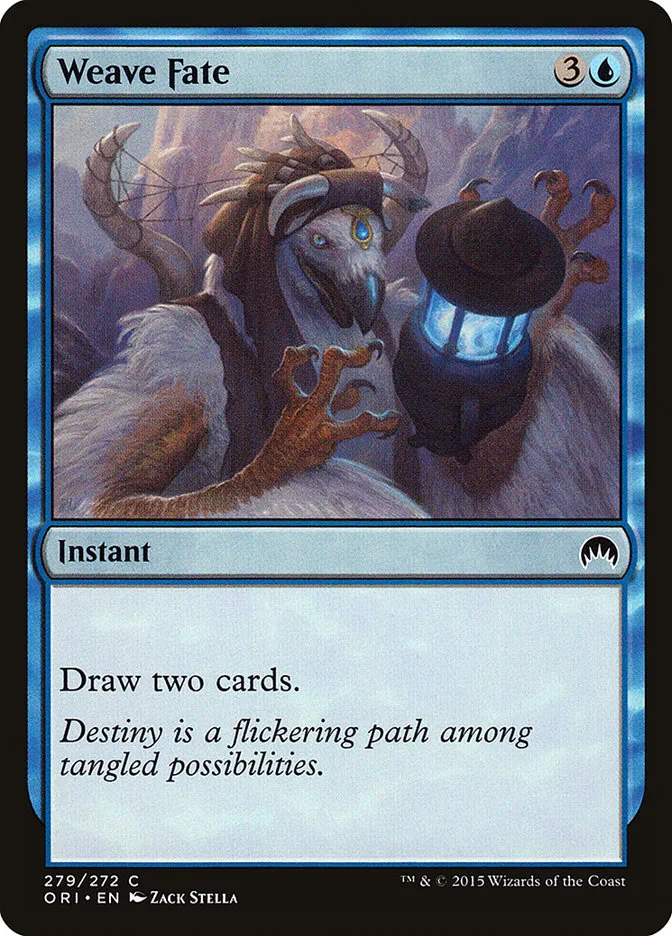 2015 Magic Origins Weave Fate common #279 common card image