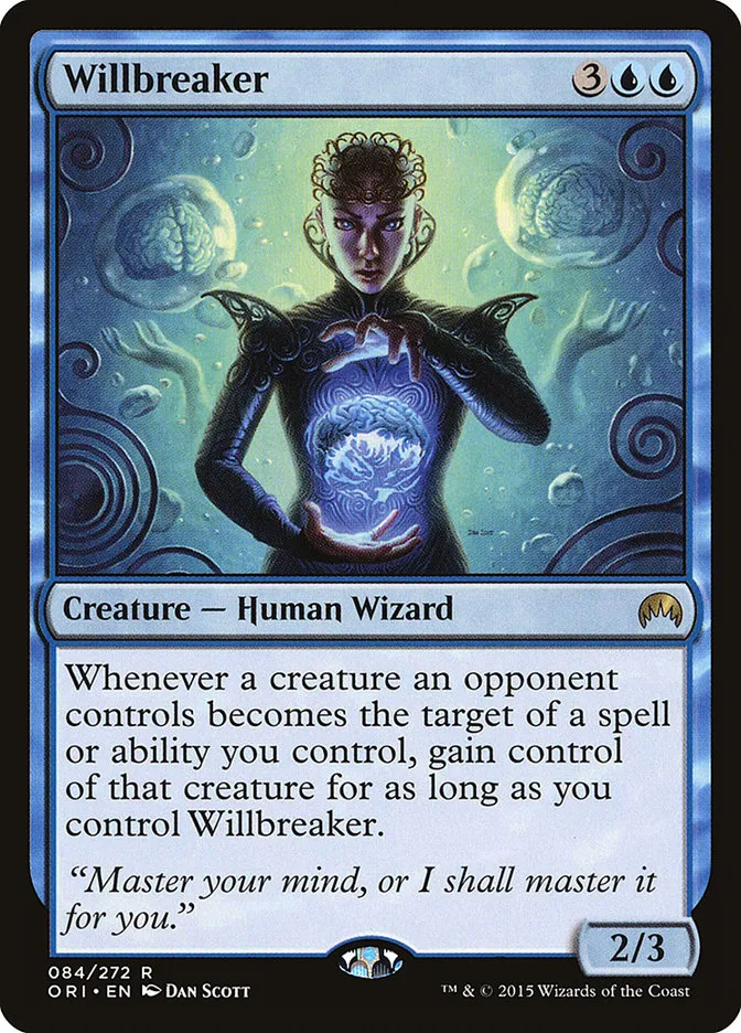2015 Magic Origins Willbreaker rare #84 rare card image
