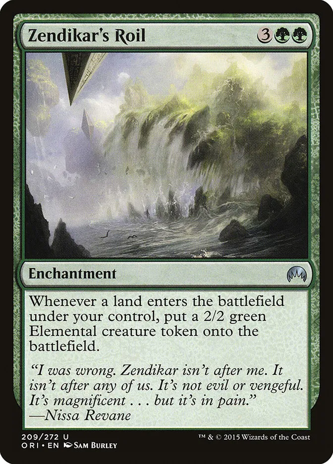 2015 Magic Origins Zendikar's Roil uncommon #209 uncommon card image