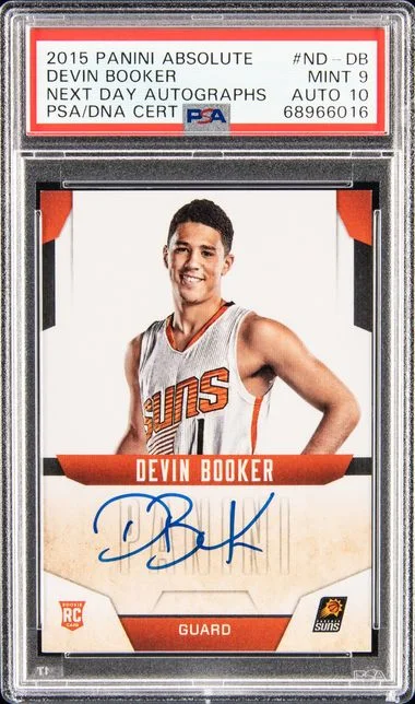 2015 Panini Absolute Devin Booker Next Day Autographs #ND-DB card image