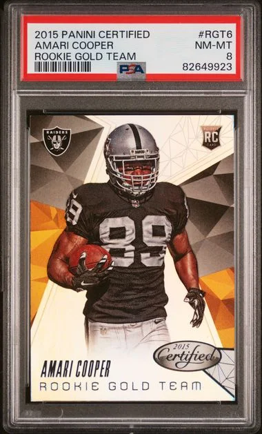 2015 Panini Certified Amari Cooper Gold Team #RGT6 card image