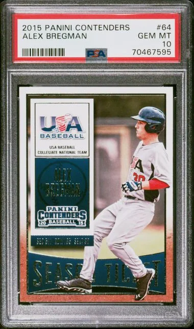 2015 Panini Contenders Alex Bregman #64 card image