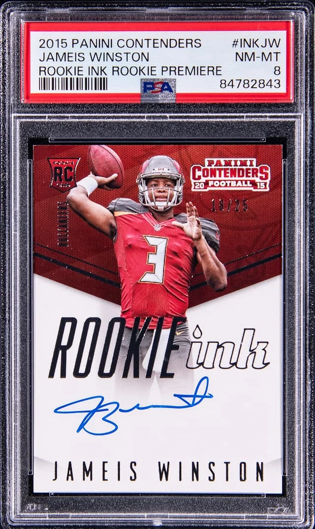 2015 Panini Contenders Jameis Winston Ink Premier #INK-JW card image