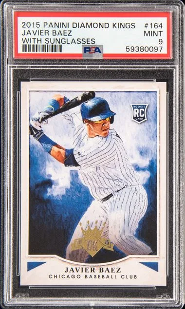 2015 Panini Diamond Kings Javier Baez, With Sunglasses #164 card image