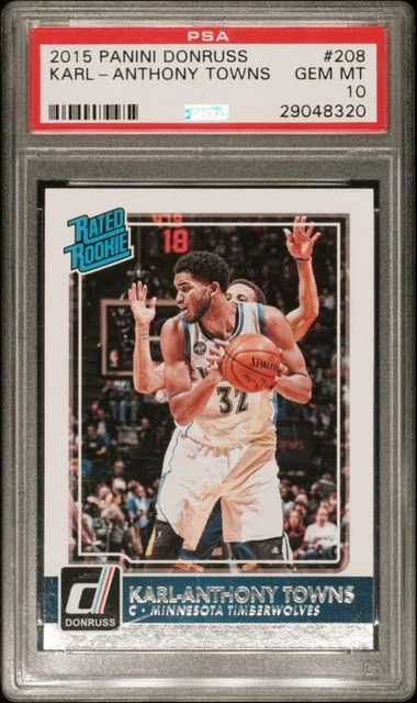 2015 Panini Donruss Karl-Anthony Towns #208 card image