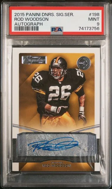 2015 Panini Donruss Rod Woodson Signature Series #198 card image