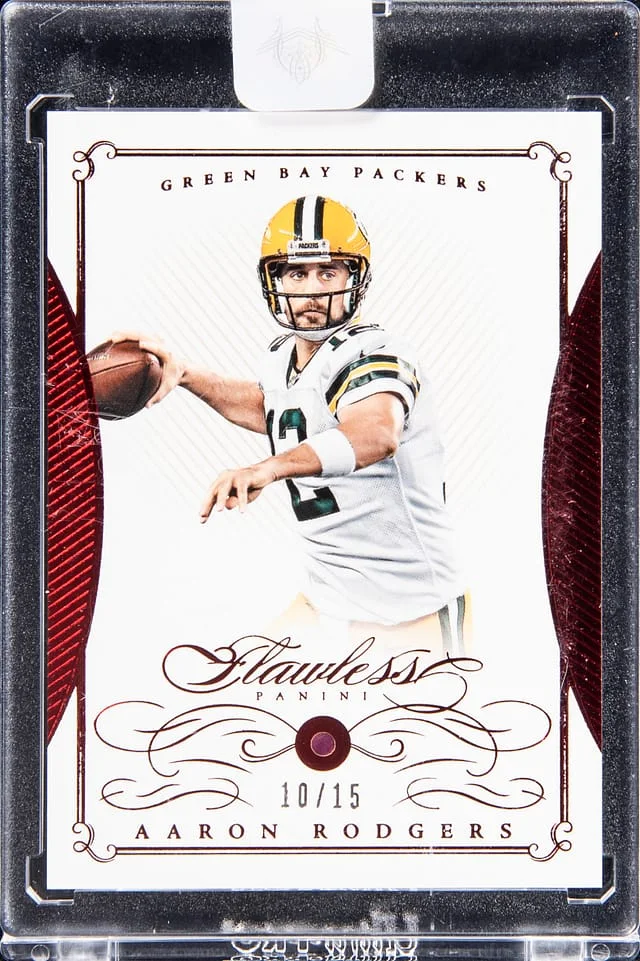 2015 Panini Flawless Aaron Rodgers #22 card image