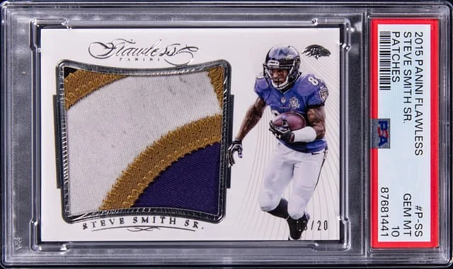 2015 Panini Flawless Steve Smith Sr. Patches #P-SS card image
