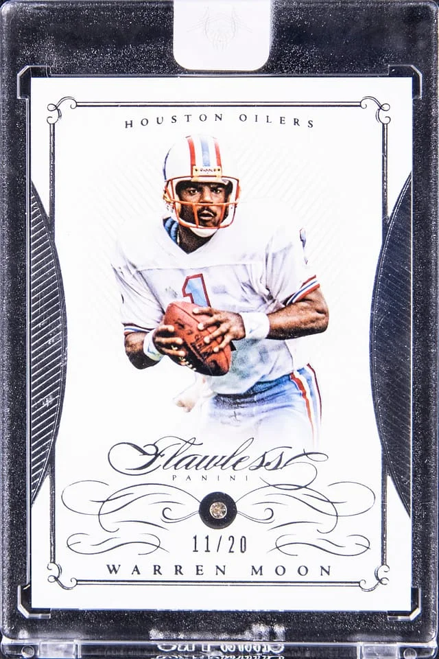 2015 Panini Flawless Warren Moon #95 card image