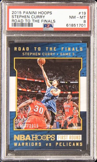 2015 Panini Hoops Stephen Curry Road To The Finals #19 card image