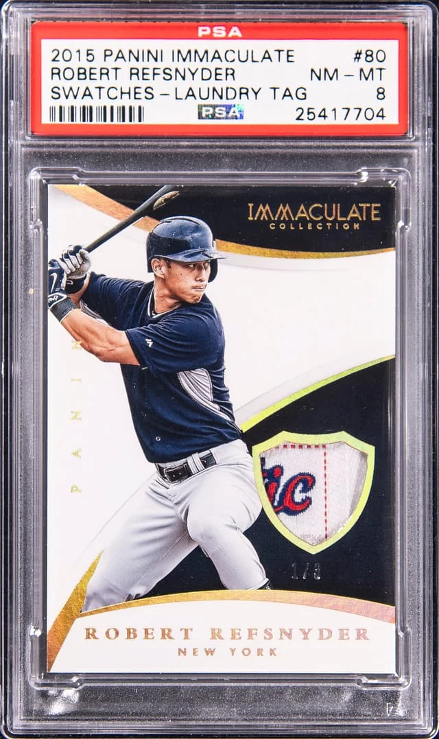 2015 Panini Immaculate Collection Swatches Laundry #no-number card image