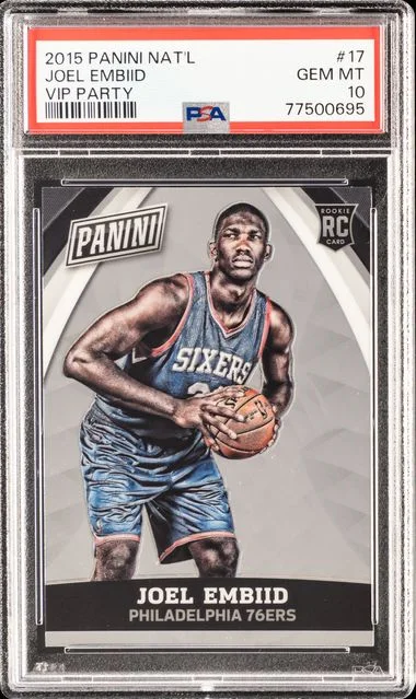 2015 Panini Joel Embiid National VIP Party #17 card image