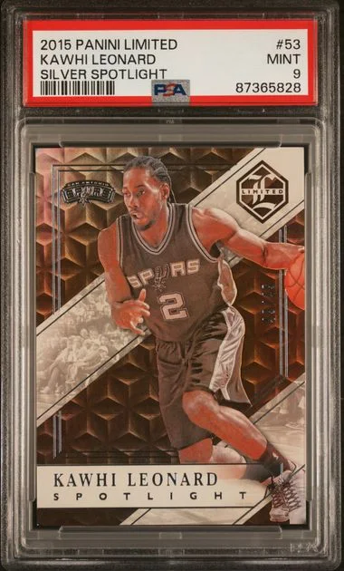 2015 Panini Kawhi Leonard Limited Silver Spotlight #53 card image