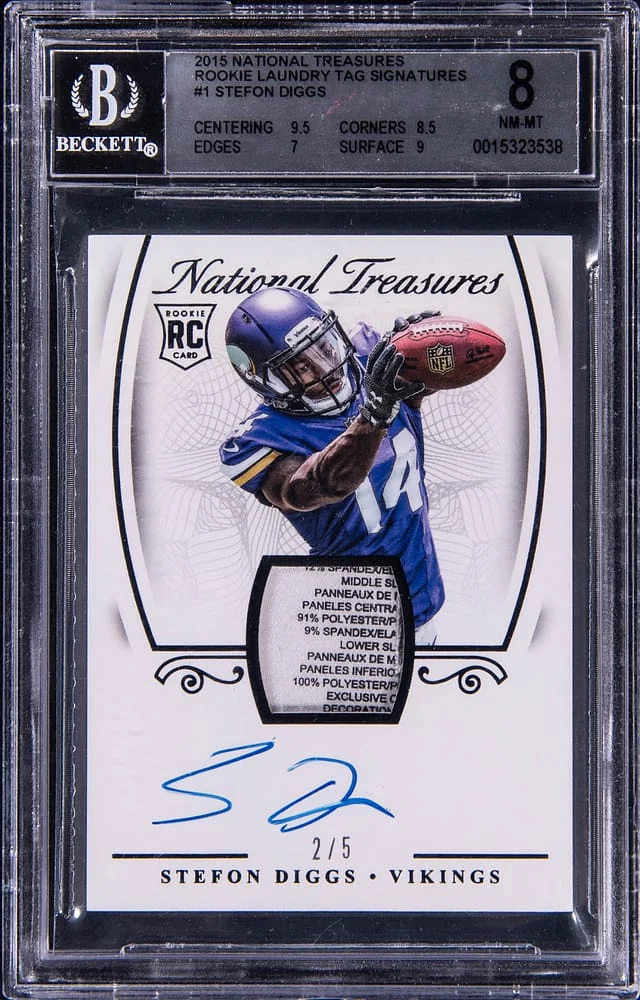 2015 Panini National Treasures Laundry #no-number card image