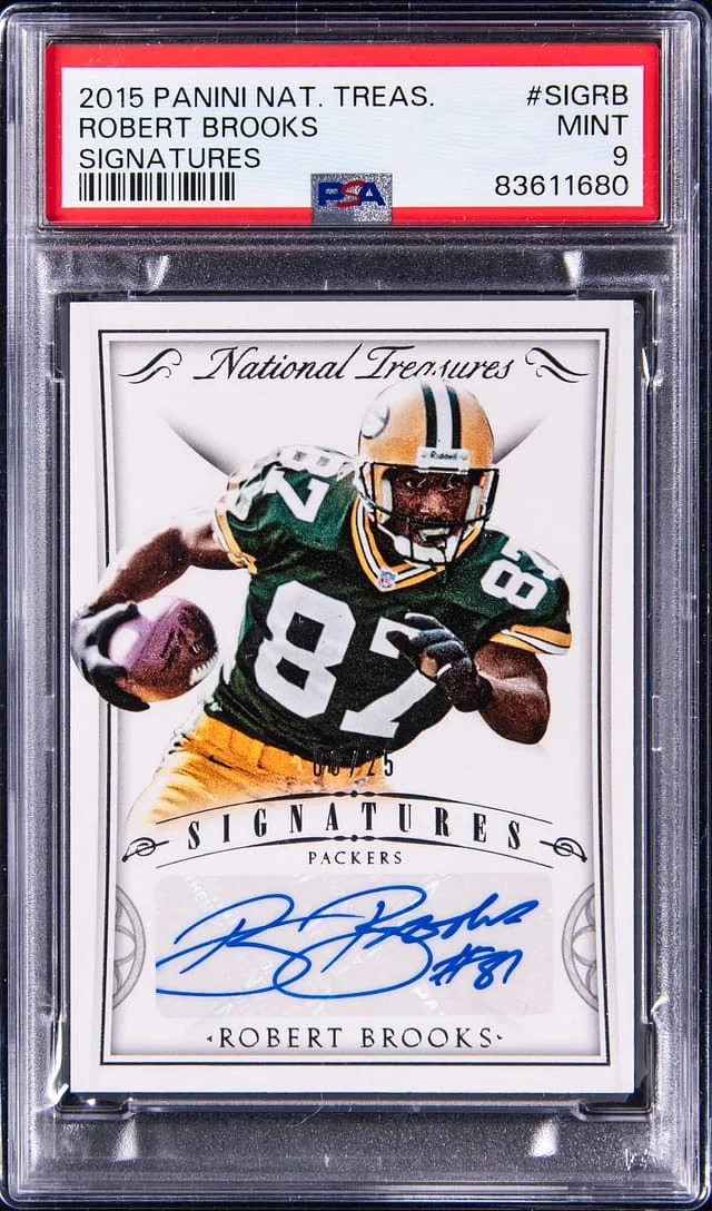 2015 Panini National Treasures Robert Brooks Signature #SIG-RB card image