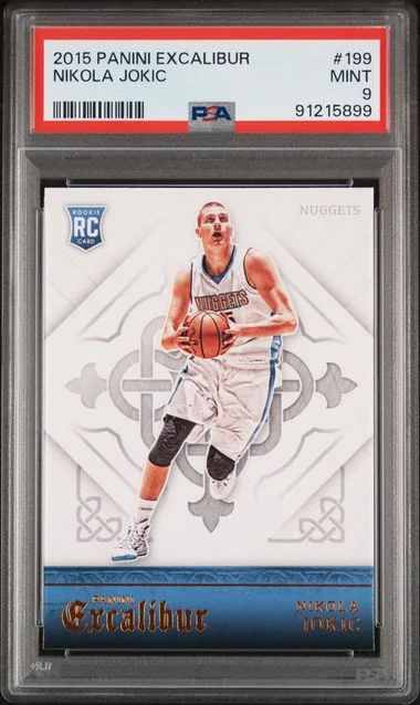 2015 Panini Nikola Jokic Excalibur Light Blue #199 card image