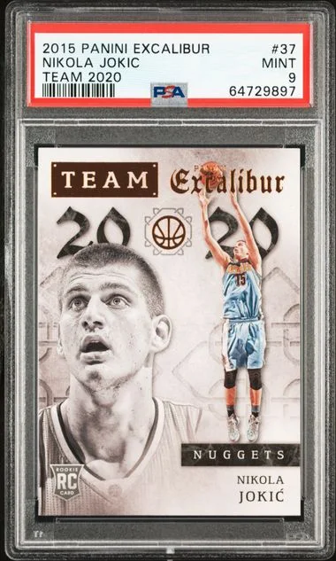 2015 Panini Nikola Jokic Excalibur Team 2020 #37 card image