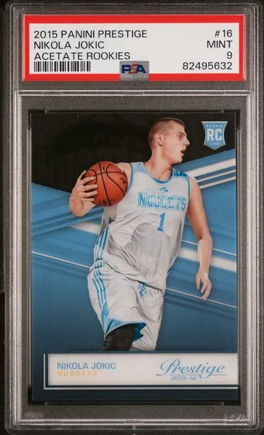 2015 Panini Prestige Nikola Jokic Acetate Rookies #16 card image