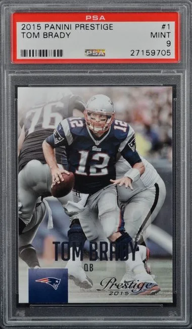 2015 Panini Prestige Tom Brady #1 card image