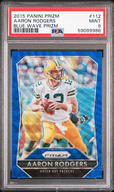 2015 Panini Prizm Aaron Rodgers #112 card image