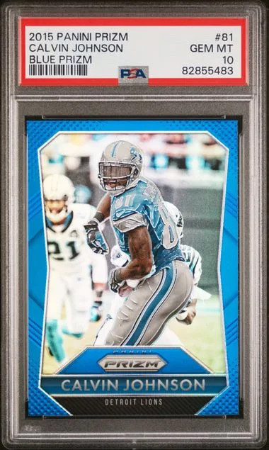 2015 Panini Prizm Calvin Johnson Prizm #81 card image
