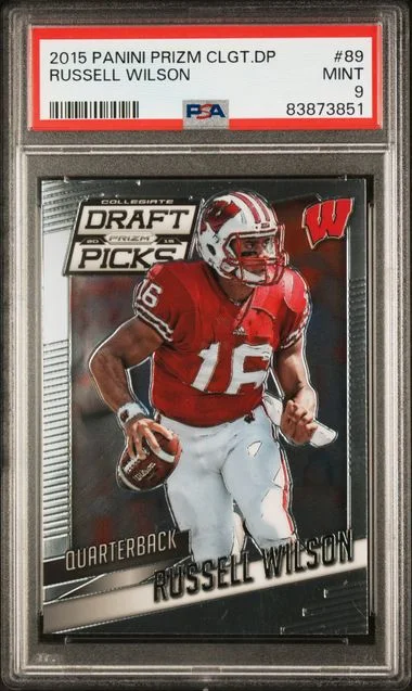 2015 Panini Prizm Russell Wilson Collegiate Draft Picks #89 card image