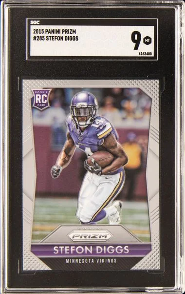 2015 Panini Prizm Stefon Diggs Null #285 card image