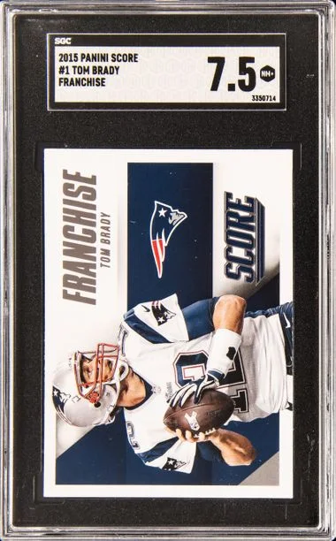 2015 Panini Score Tom Brady Franchise #1 card image