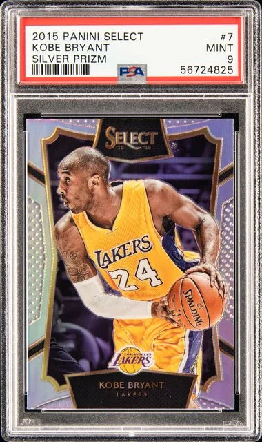2015 Panini Select Kobe Bryant Silver Prizm #7 card image