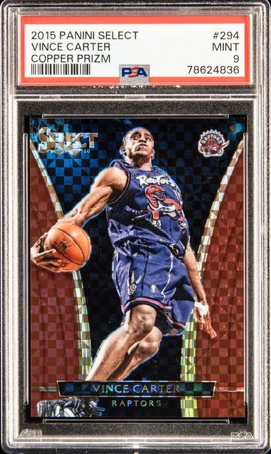 2015 Panini Select Vince Carter Copper Prizm #294 card image