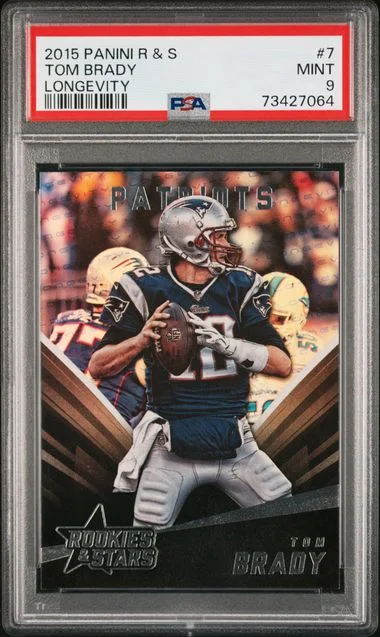 2015 Panini Tom Brady Rookies & Stars Longevity #7 card image