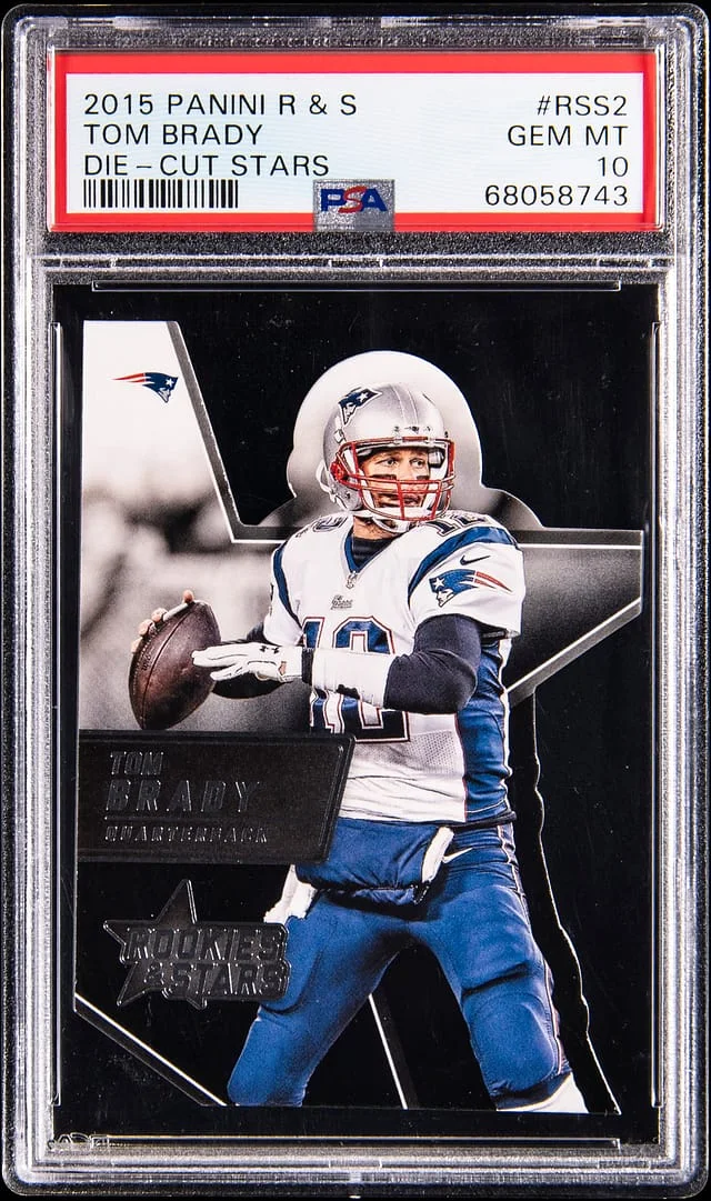 2015 Panini Tom Brady Rookies & Stars Die-Cut Stars #RSS2 card image