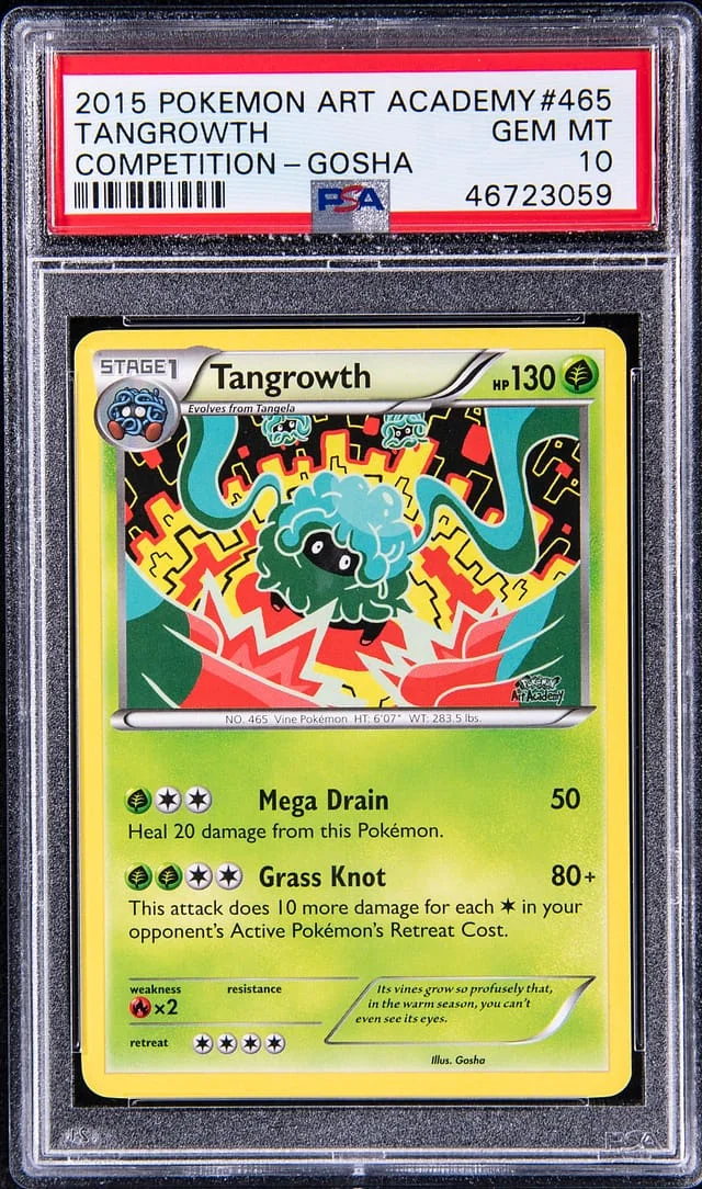 2015 Pokemon Art Academy Competition Gosha Tangrowth #465 card image