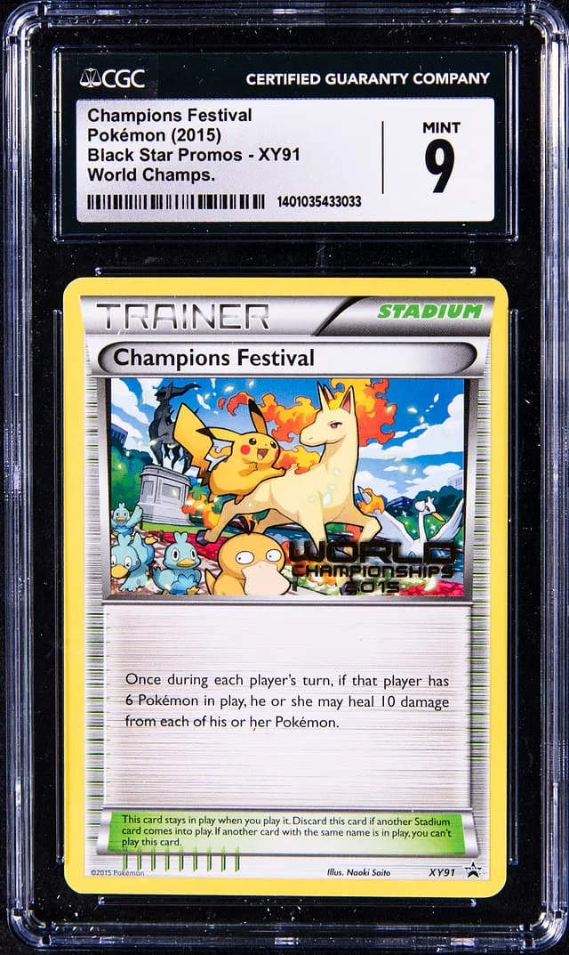 2015 Pokemon World Championships Promo Champions Festival #XY91 card image