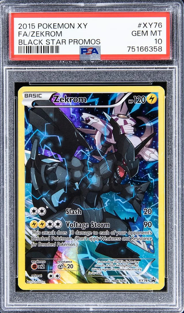 2015 Pokemon XY Black Star Promos Full Art Zekrom #XY76 card image